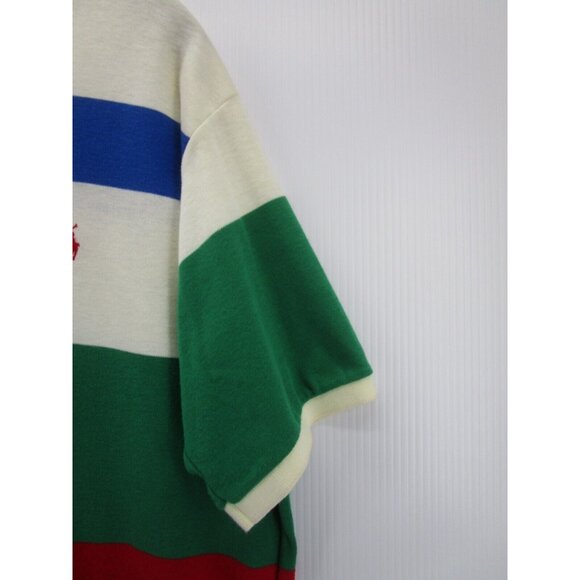 VINTAGE Ralph Lauren Polo Shirt Large White 90s Pullover Golf Pony * - Picture 3 of 15